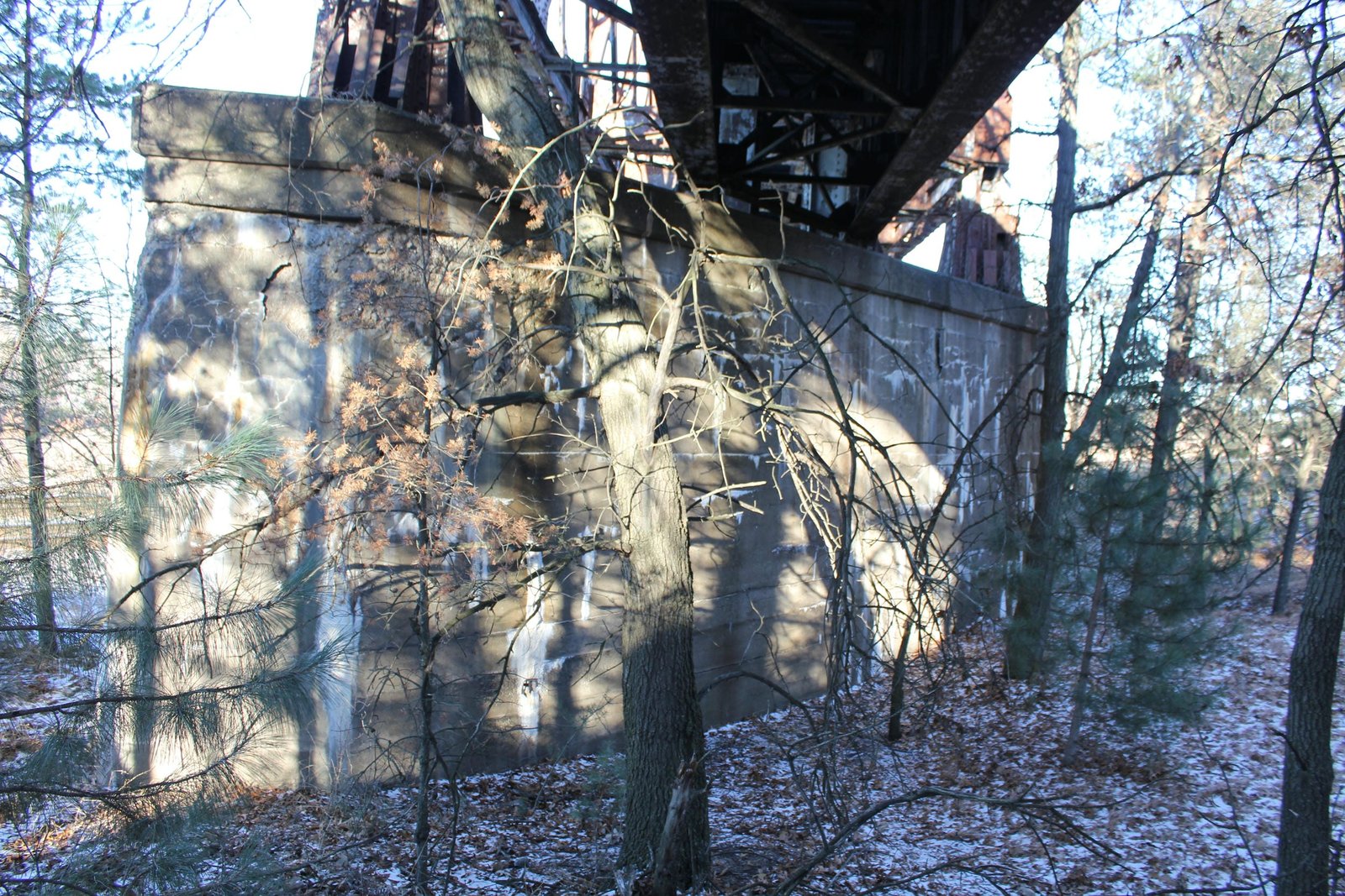 West abutment